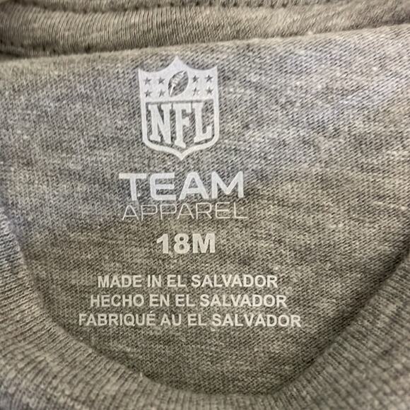 New Kids NFL Team Apparel Arizona Cardinals 3 piece set 18 Months White and grey - Picture 5 of 14